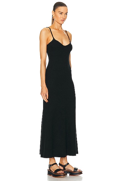 Shop Gabriela Hearst Lightweight Cashmere Dress In Black