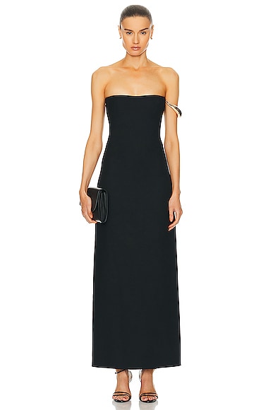 Shop Gabriela Hearst Anica Dress In Black