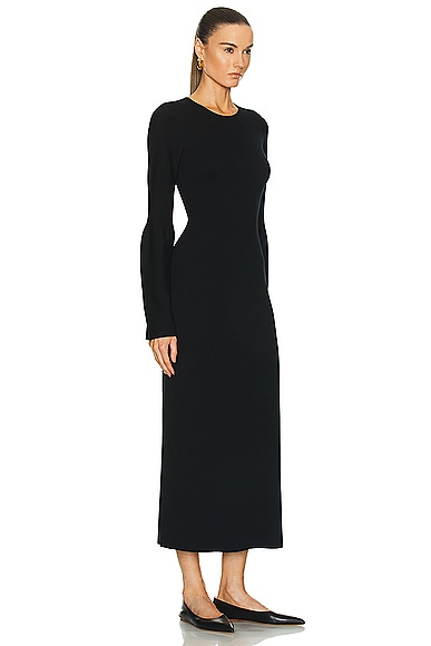Shop Gabriela Hearst Palanco Dress In Black