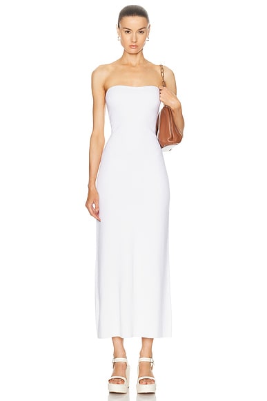 Shop Gabriela Hearst Calderon Dress In Ivory