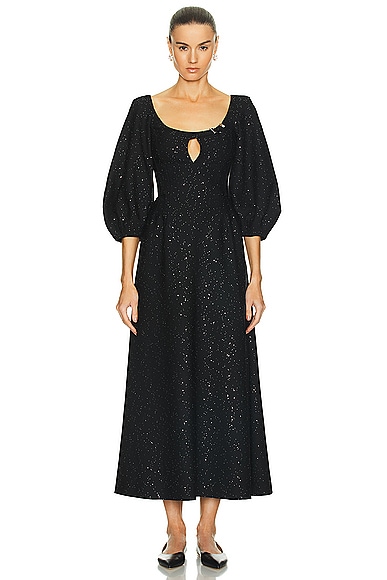 Shop Gabriela Hearst Madyn Dress In Black