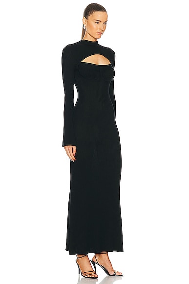 Shop Gabriela Hearst Danica Dress In Black
