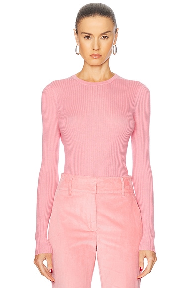 Gabriela Hearst Browning Sweater in Rosa
