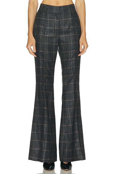 Gabriela Hearst Rhein Pant in Charcoal Multi