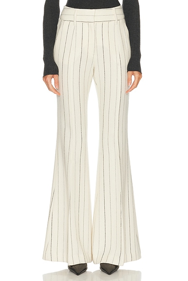 Gabriela Hearst Rhein Pant in Ivory Multi