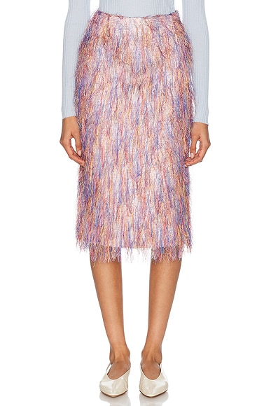 Gabriela Hearst Manuela Skirt in Aurora Multi