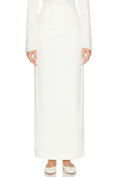 Gabriela Hearst Robbia Skirt in Ivory
