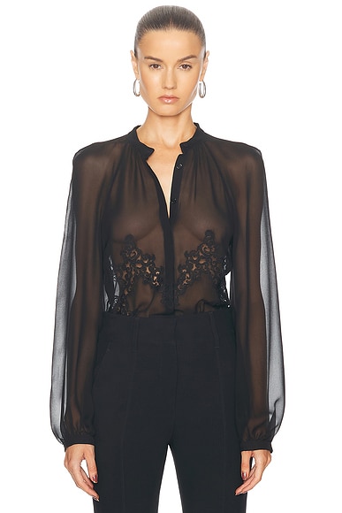 Gabriela Hearst Yately Top in Black