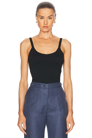 Gabriela Hearst Anjea Bodysuit in Black