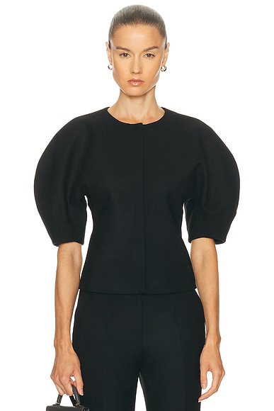 Gabriela Hearst Waverly Top in Black