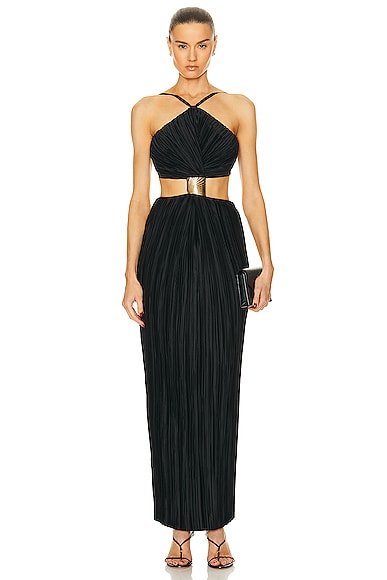 Cult Gaia Mitra Sleeveless Gown in Black
