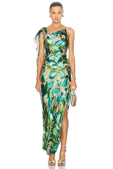 Cult Gaia Iker Dress in Seamoss Multi