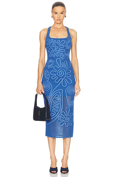 Cult Gaia Ethan Knit Coverup in Persimmon | FWRD