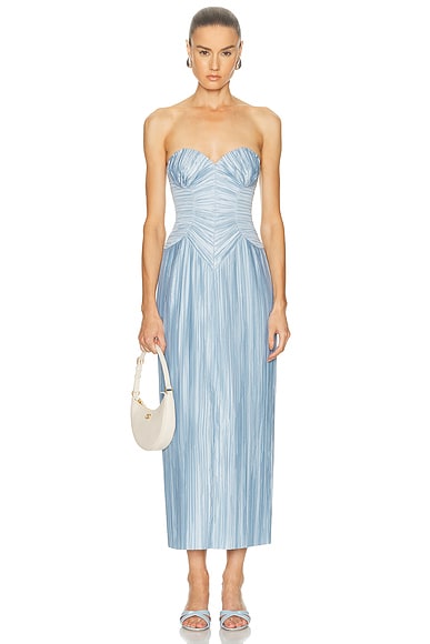 Cult Gaia Ashika Gown in Coastal