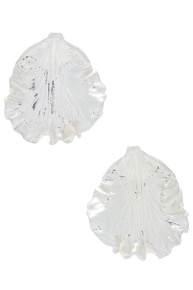 Cult Gaia Iris Earring in Antique Silver