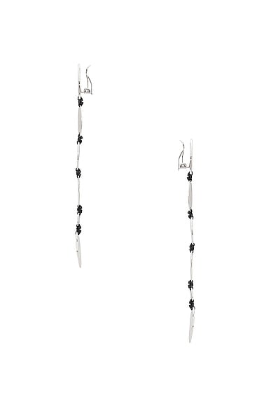 Shop Cult Gaia Val Earring In Shiny Silver