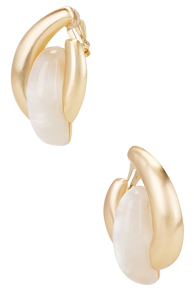 Cult Gaia Audrina Earring in Pearlized Ivory
