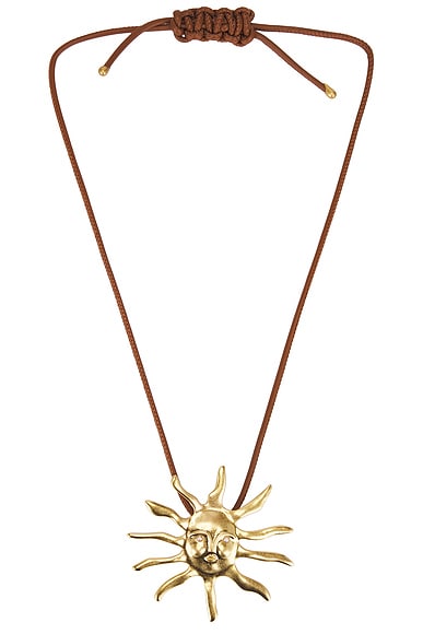 Cult Gaia Leo Necklace in Antique Brass
