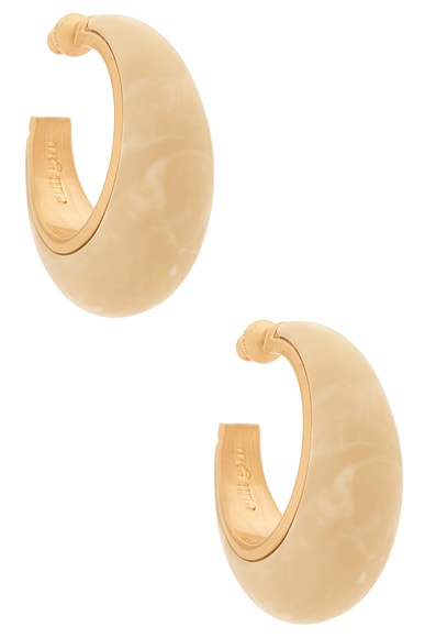 Cult Gaia Mona Earring in Travertine