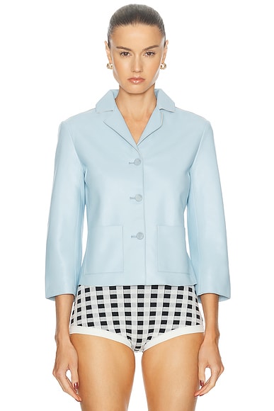 Cult Gaia Layton Blazer in Hydrangea