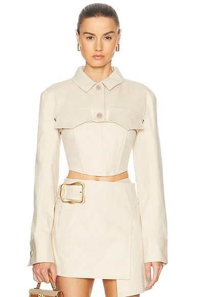 Cult Gaia Issa Jacket in Beach