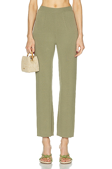 Torina Knit Pant in Olive