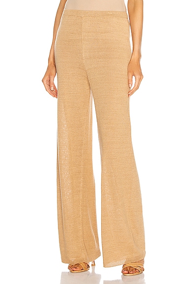 Gaia Flared Pant in Butter