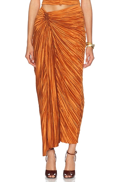 Zimmermann Mae Long Tiered Skirt in Multi Stripe | FWRD Zimmermann Mae Long Tiered Skirt in Multi Stripe | FWRD