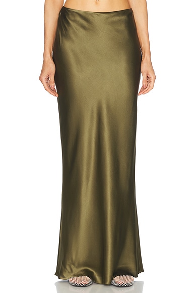 Christopher Esber Venus Skirt in Khaki | FWRD