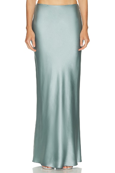 Cult Gaia Chantel Skirt in Celadon