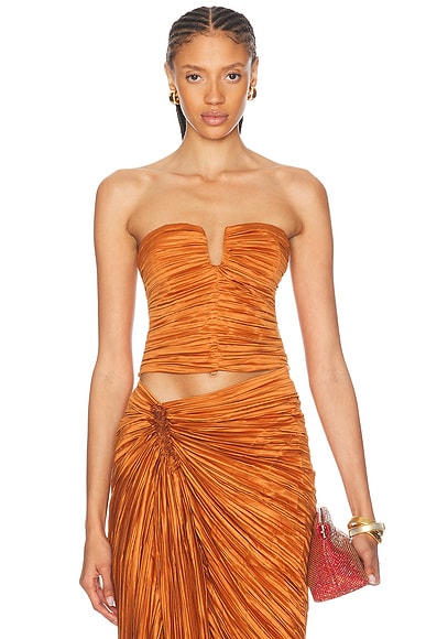 Cult Gaia Maria Top in Bourbon