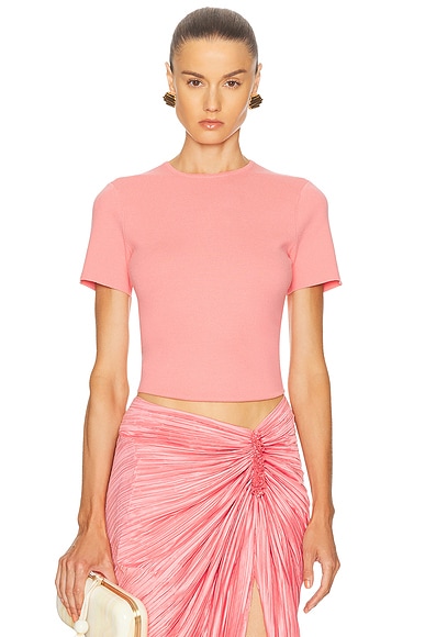 Cult Gaia Milios Knit Top in Bubble