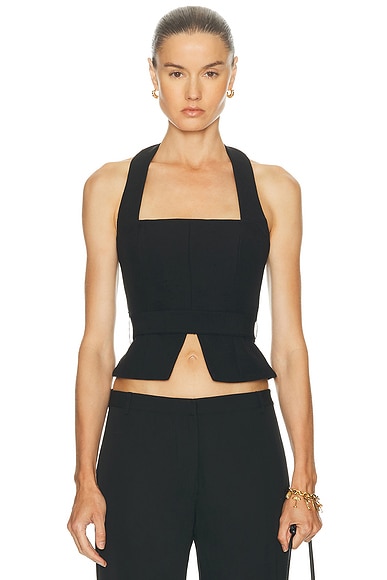 Cult Gaia Anita Top in Black