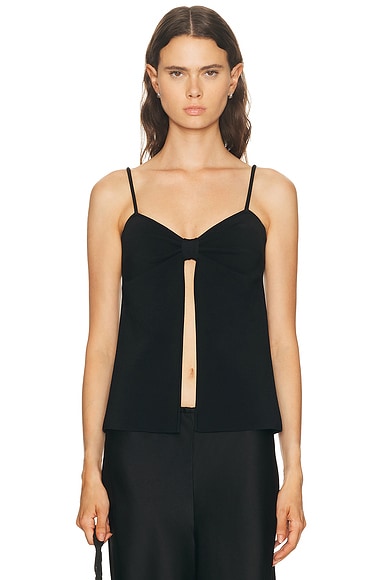 Cult Gaia Lennon Top in Black
