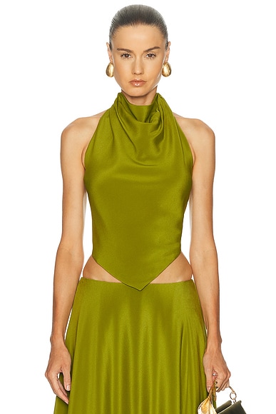 Cult Gaia Dionea Top in Chive