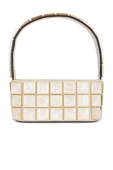 Cult Gaia Romy Shoulder Bag in Ivory