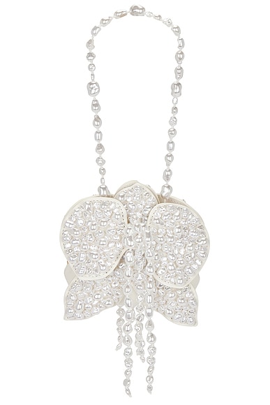 Cult Gaia Giula Wristlet in Pearl