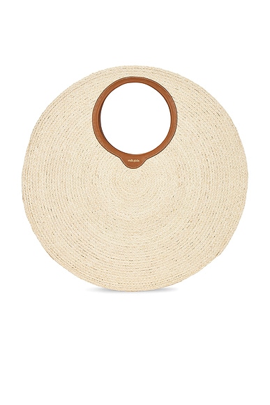 Cult Gaia Amun Shoulder Bag in Natural