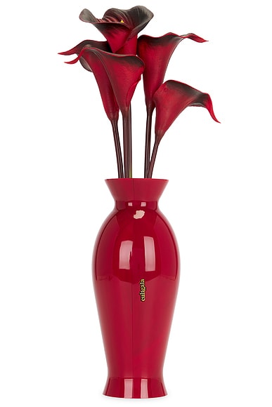 Cult Gaia Florence Clutch in Vermilion