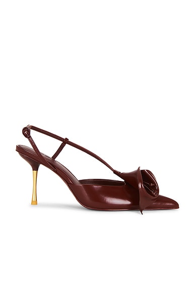 Cult Gaia Calla Pump in Winter Plum