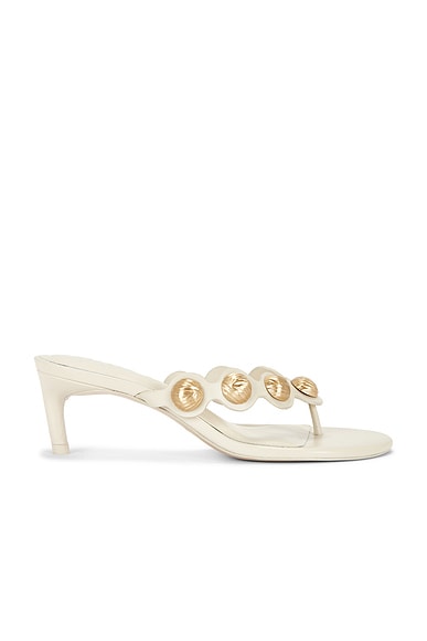 Cult Gaia Anora Sandal in Off White