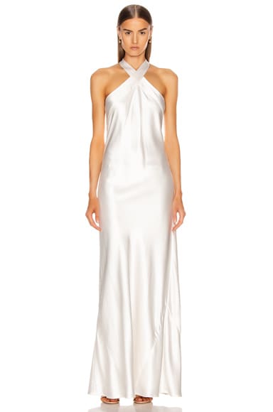 GALVAN Monaco Dress in White | FWRD