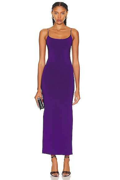 Shop Galvan Bella Dress In Purple