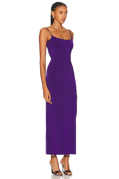 Shop Galvan Bella Dress In Purple
