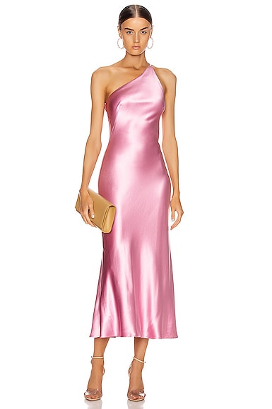 GALVAN Cropped Roxy Dress in Rose | FWRD