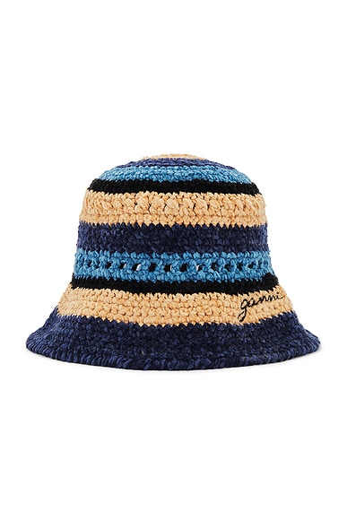 Ganni Bucket Hat in Multicolor