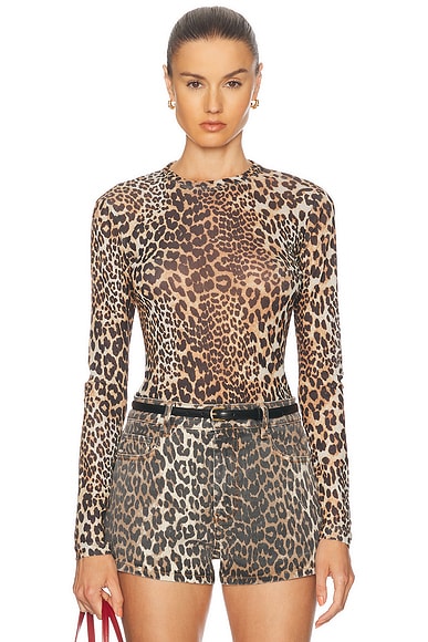 Printed Long Sleeve Top