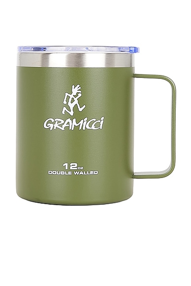 Gramicci Double Walled Stainless Steel Mug in Olive