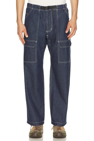 Gramicci Denim Eqt Pant in Rinsed Indigo