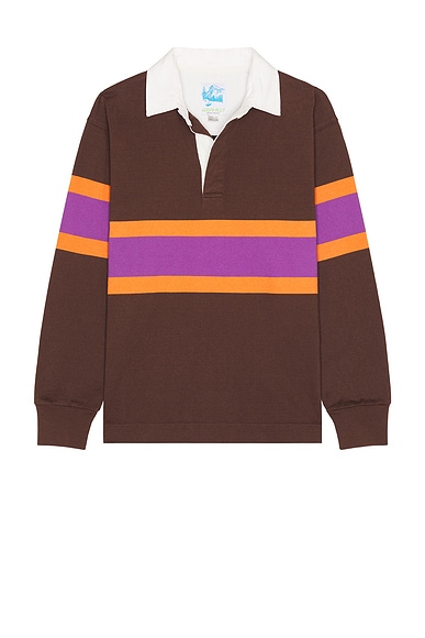Gramicci Langdon Rugby Shirt in Stripe